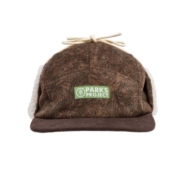 NWT by Parks Project / Autumn Forest Floor Cord Flap Cap - Picture 3 of 16